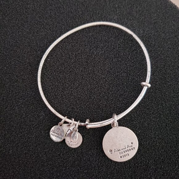 ALEX & ANI SILVER ELEPHANT CHARM BRACELET Bangle Strong Kind    23 - Picture 2 of 3